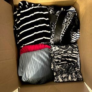 Assorted women’s clothing Sm/Md. Assorted brands.